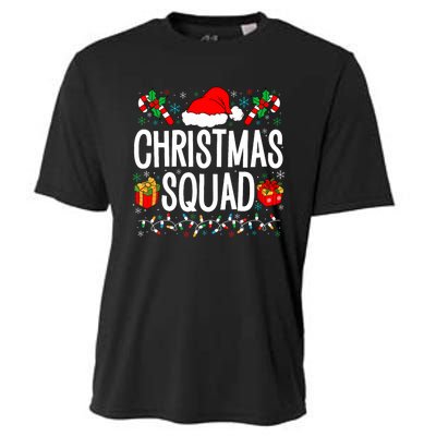 Christmas Squad Family Group Matching Christmas Pajama Party Cooling Performance Crew T-Shirt