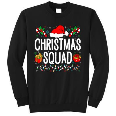 Christmas Squad Family Group Matching Christmas Pajama Party Sweatshirt