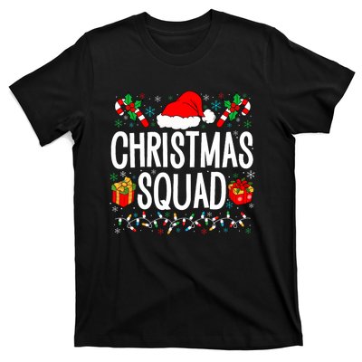 Christmas Squad Family Group Matching Christmas Pajama Party T-Shirt