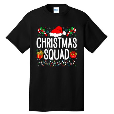 Christmas Squad Family Group Matching Christmas Pajama Party Tall T-Shirt