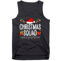 Christmas Squad Family Group Matching Christmas Pajama Party Tank Top