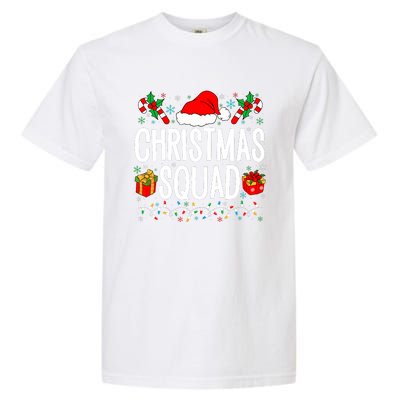 Christmas Squad Family Group Matching Christmas Pajama Party Garment-Dyed Heavyweight T-Shirt