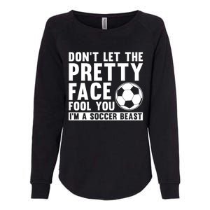 Cool Soccer For Women Teen Girls Soccer Lover Player Sports Womens California Wash Sweatshirt