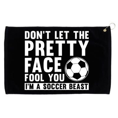 Cool Soccer For Women Teen Girls Soccer Lover Player Sports Grommeted Golf Towel