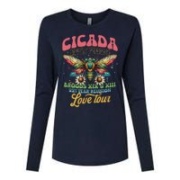 Cicada Shirts Funny Double Brood Cicada 2024 Concert Band Womens Cotton Relaxed Long Sleeve T-Shirt