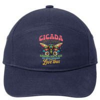 Cicada Shirts Funny Double Brood Cicada 2024 Concert Band 7-Panel Snapback Hat