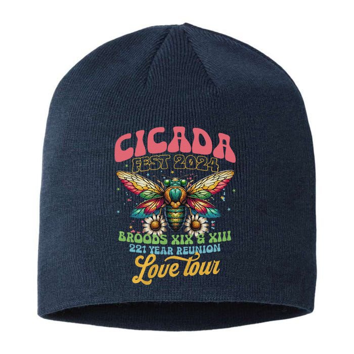 Cicada Shirts Funny Double Brood Cicada 2024 Concert Band Sustainable Beanie