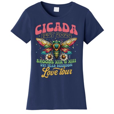 Cicada Shirts Funny Double Brood Cicada 2024 Concert Band Women's T-Shirt