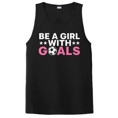 Cool Soccer For Wo Girl Football Soccer Lovers Sayings PosiCharge Competitor Tank