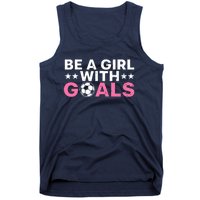 Cool Soccer For Wo Girl Football Soccer Lovers Sayings Tank Top