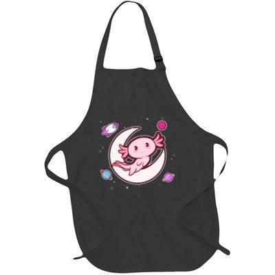 Cute Space Galaxy Axolotl Apron