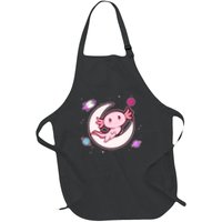 Cute Space Galaxy Axolotl Apron