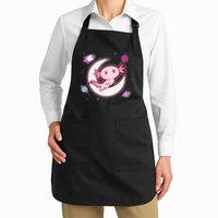 Cute Space Galaxy Axolotl Apron