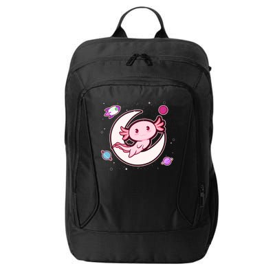 Cute Space Galaxy Axolotl City Backpack