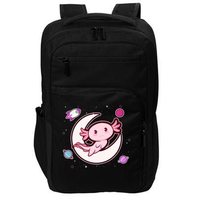 Cute Space Galaxy Axolotl Impact Tech Backpack