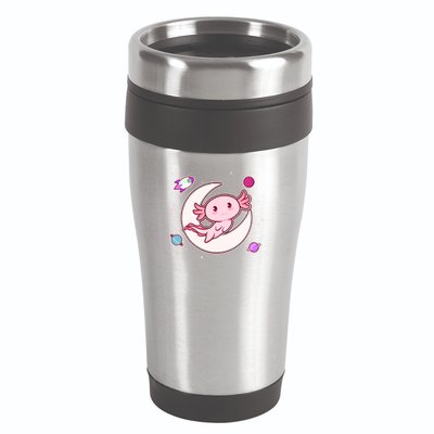 Cute Space Galaxy Axolotl 16oz Travel Tumbler