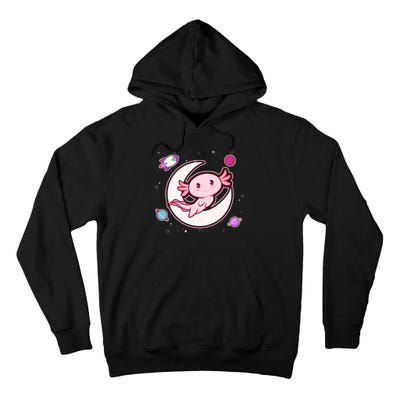 Cute Space Galaxy Axolotl Tall Hoodie
