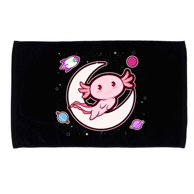 Cute Space Galaxy Axolotl Microfiber Hand Towel