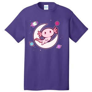 Cute Space Galaxy Axolotl Tall T-Shirt