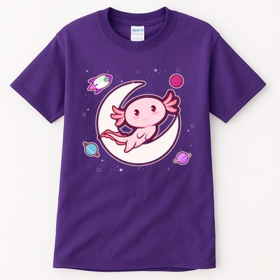 Cute Space Galaxy Axolotl Tall T-Shirt