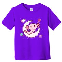 Cute Space Galaxy Axolotl Toddler T-Shirt