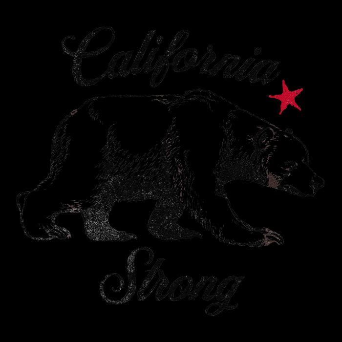 California Strong Grizzly Bear Gift 16 in Basic Backpack