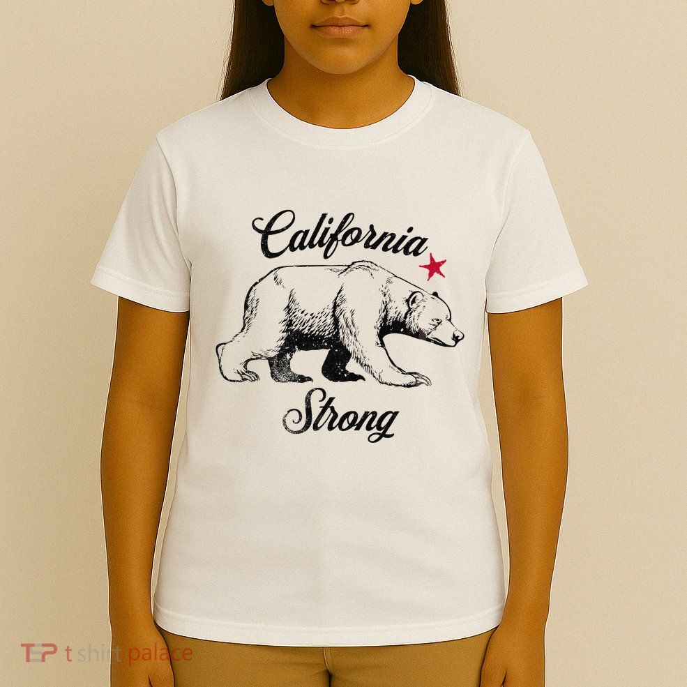 California Strong Grizzly Bear Gift T-Shirt