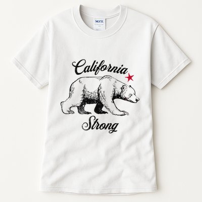 California Strong Grizzly Bear Gift Tall T-Shirt