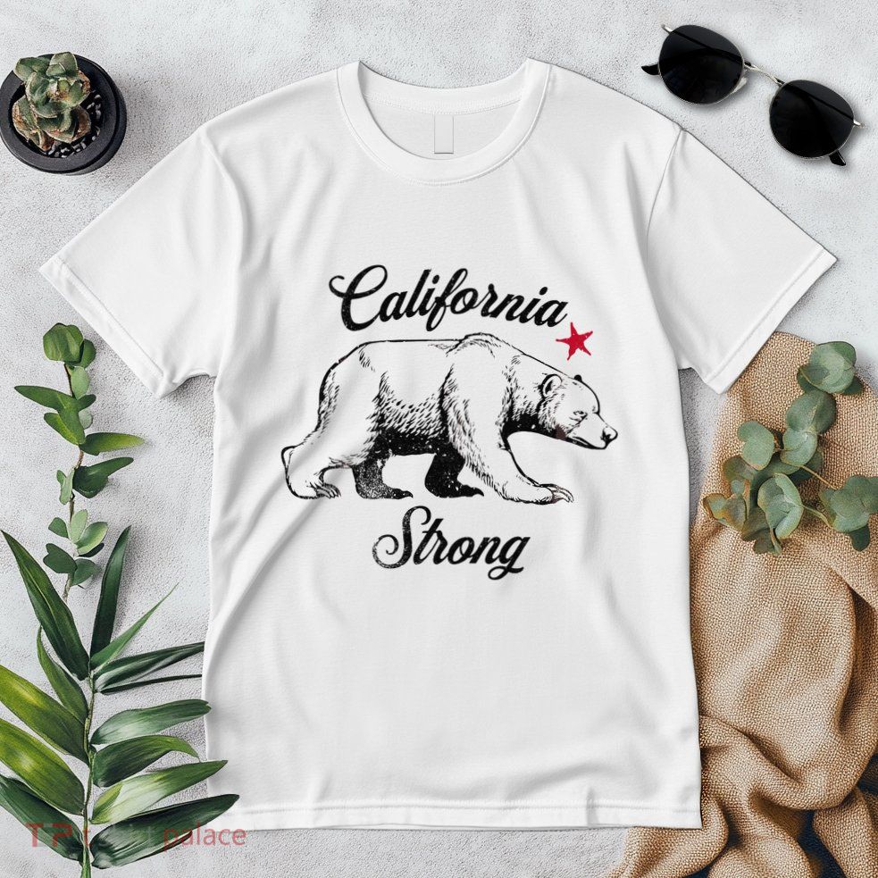 California Strong Grizzly Bear Gift Premium T-Shirt