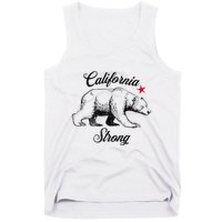 California Strong Grizzly Bear Gift Tank Top