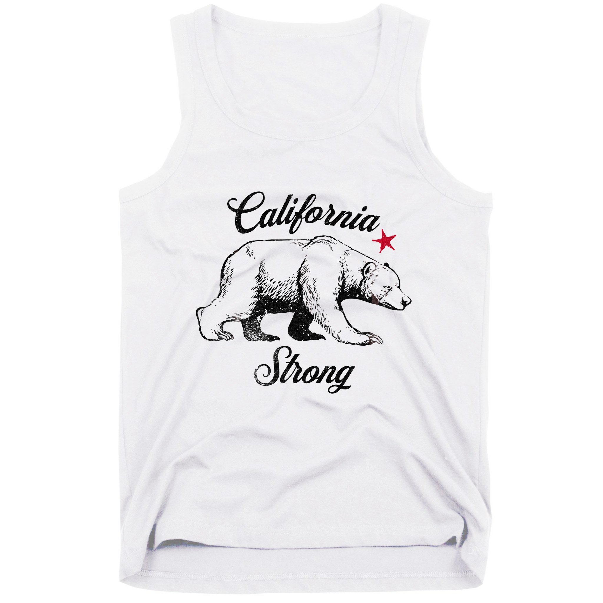 California Strong Grizzly Bear Gift Tank Top