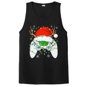 Christmas Santa Gamer Xmas Funny Video Gaming Christmas PosiCharge Competitor Tank