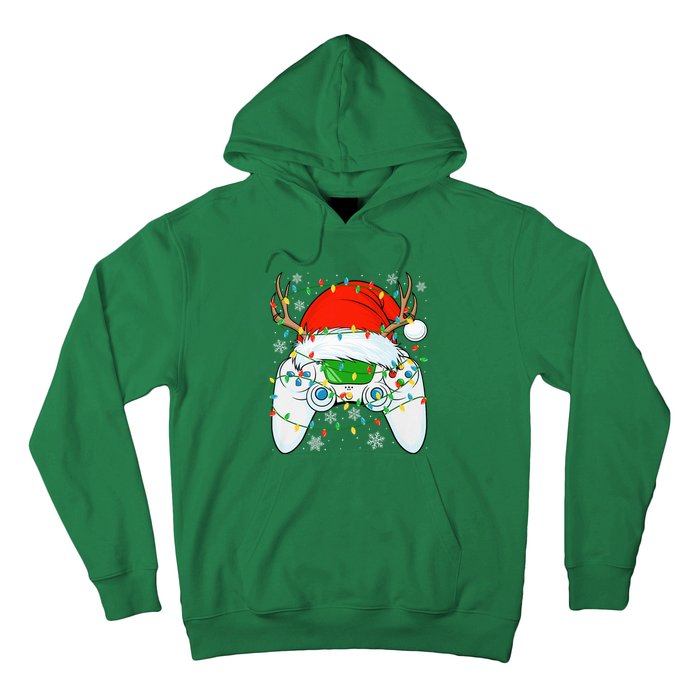 Christmas Santa Gamer Xmas Funny Video Gaming Christmas Hoodie