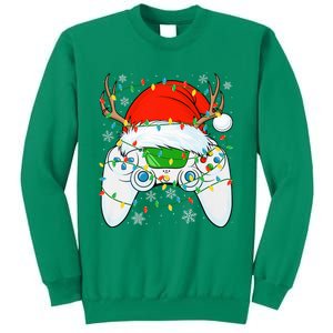 Christmas Santa Gamer Xmas Funny Video Gaming Christmas Sweatshirt