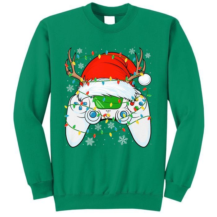 Christmas Santa Gamer Xmas Funny Video Gaming Christmas Sweatshirt