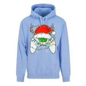 Christmas Santa Gamer Xmas Funny Video Gaming Christmas Unisex Surf Hoodie