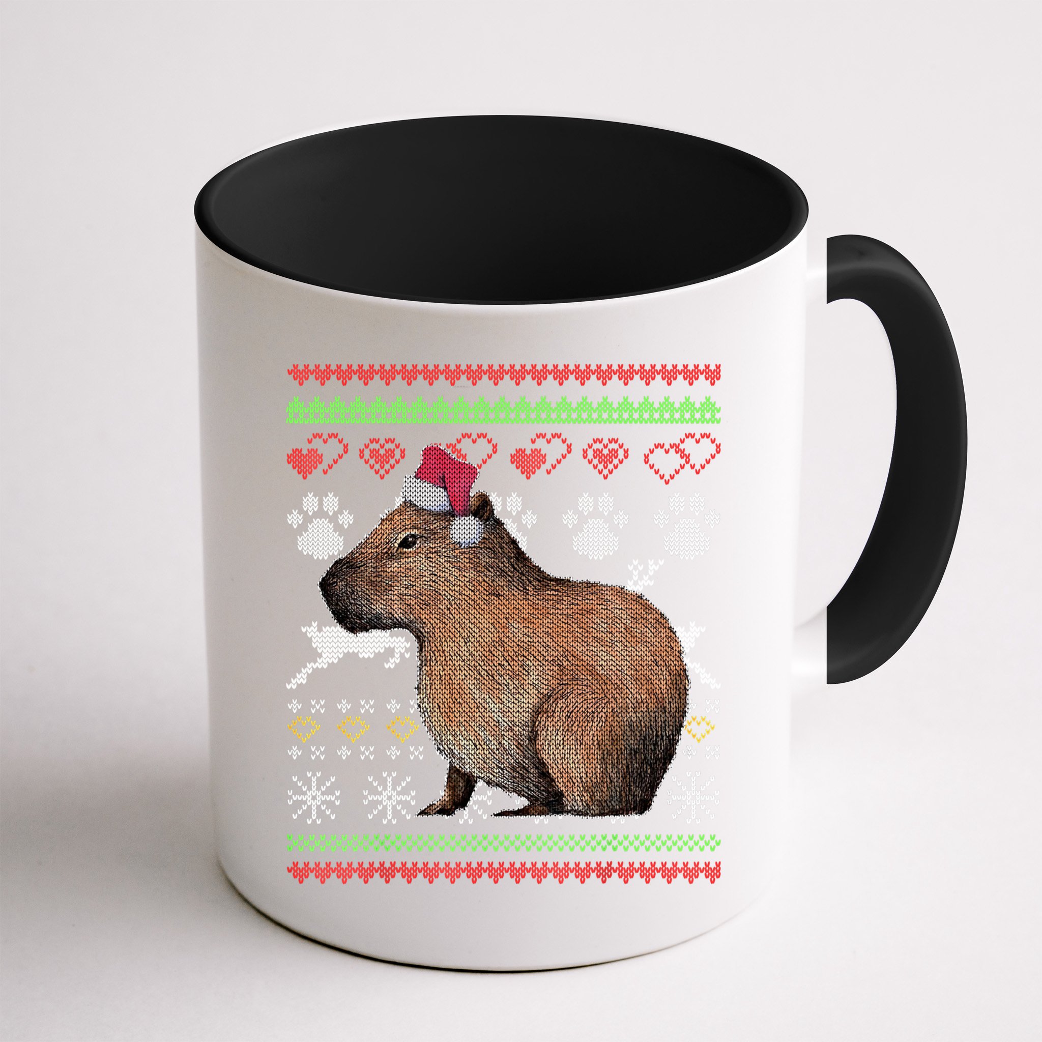 Capybara Santacool Giftclaus Ugly Christmas Sweater Holiday Lover Gift Mug