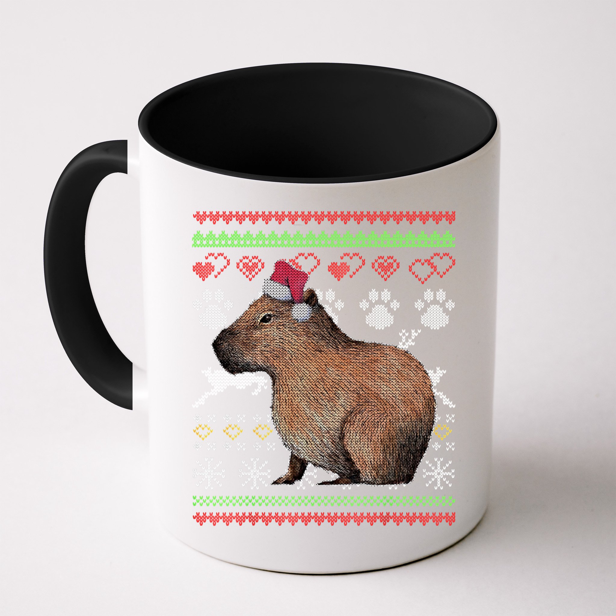 Capybara Santacool Giftclaus Ugly Christmas Sweater Holiday Lover Gift Mug