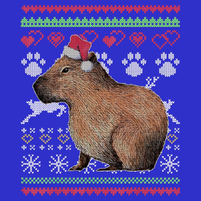 Capybara Santacool Giftclaus Ugly Christmas Sweater Holiday Lover Gift Sweatshirt