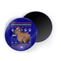 Capybara Santacool Giftclaus Ugly Christmas Sweater Holiday Lover Gift Magnet