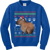 Capybara Santacool Giftclaus Ugly Christmas Sweater Holiday Lover Gift Kids Sweatshirt