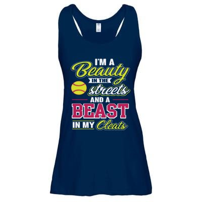 Cute Softball Gift For Softball Players Ladies Essential Flowy Tank