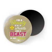 Cute Softball Gift For Softball Players Magnet