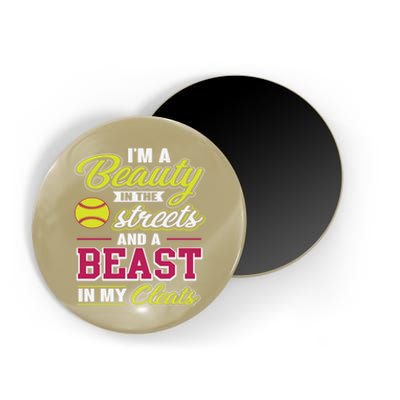 Cute Softball Gift For Softball Players Magnet