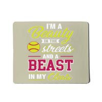 Cute Softball Gift For Softball Players Mousepad