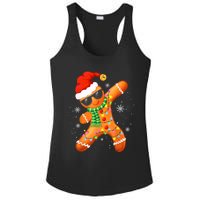 Christmas Shirts Gingerbread Xmas Lights Ladies PosiCharge Competitor Racerback Tank