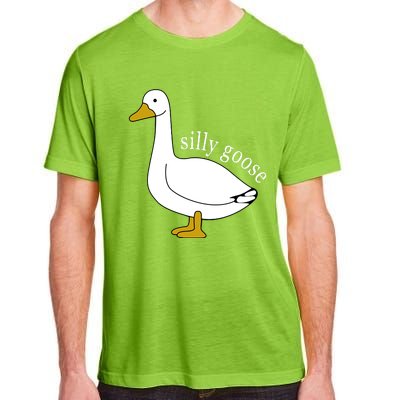 Cute Silly Goose Ugly Xmas Funny Goose Trendy Adult ChromaSoft Performance T-Shirt