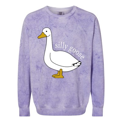 Cute Silly Goose Ugly Xmas Funny Goose Trendy Colorblast Crewneck Sweatshirt