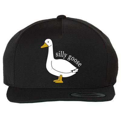 Cute Silly Goose Ugly Xmas Funny Goose Trendy Wool Snapback Cap