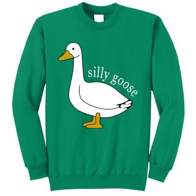 Cute Silly Goose Ugly Xmas Funny Goose Trendy Sweatshirt